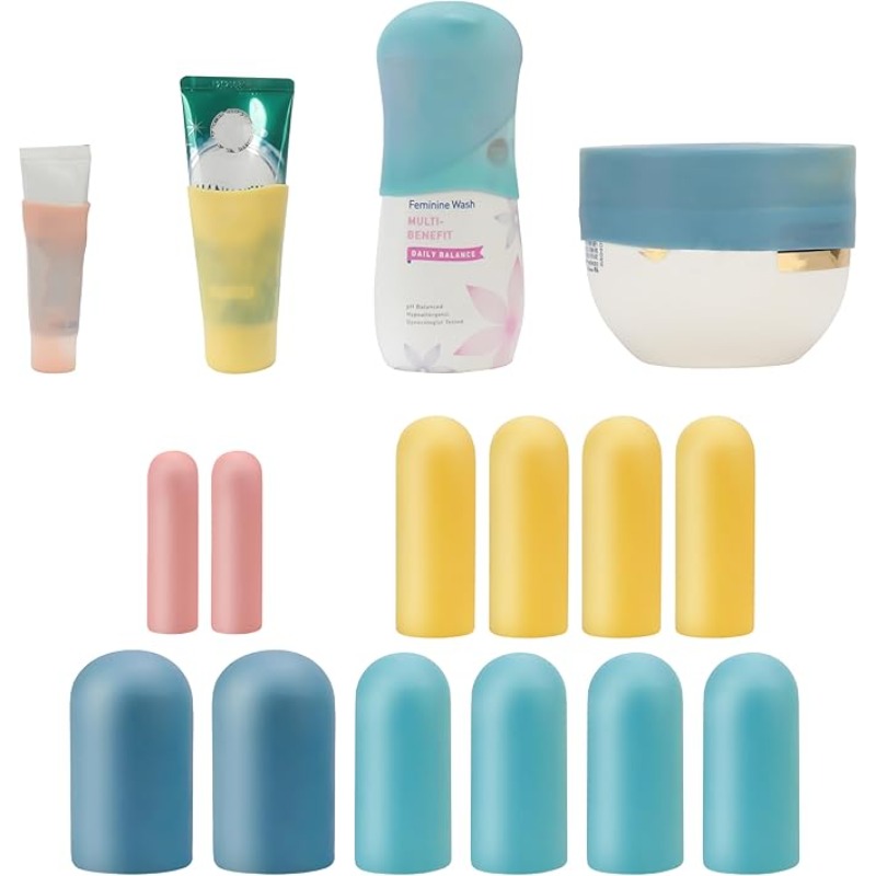 Travel Accessories Essentials - Mangas Elásticas de Silicone para Proteção
