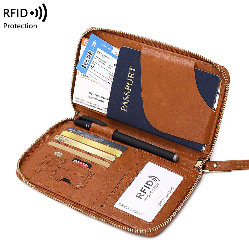 Travel Accessories Essentials - Nova capa de couro para passaporte