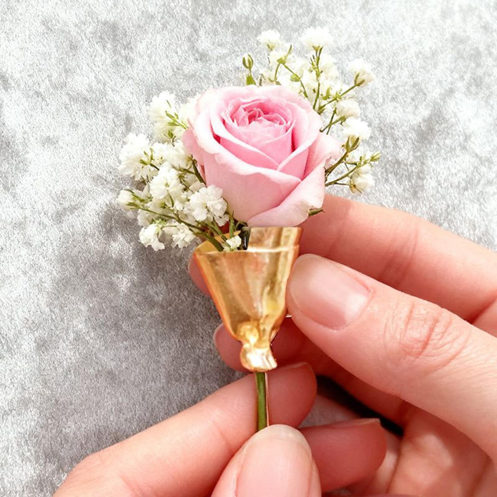 Travel Accessories India - Broches de Buquê de Flores para