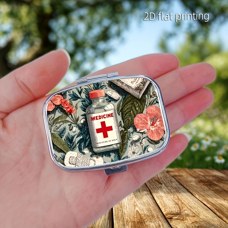 Travel Accessories Gifts For Women - Caixa de Armazenamento de Pílulas Pessoal,