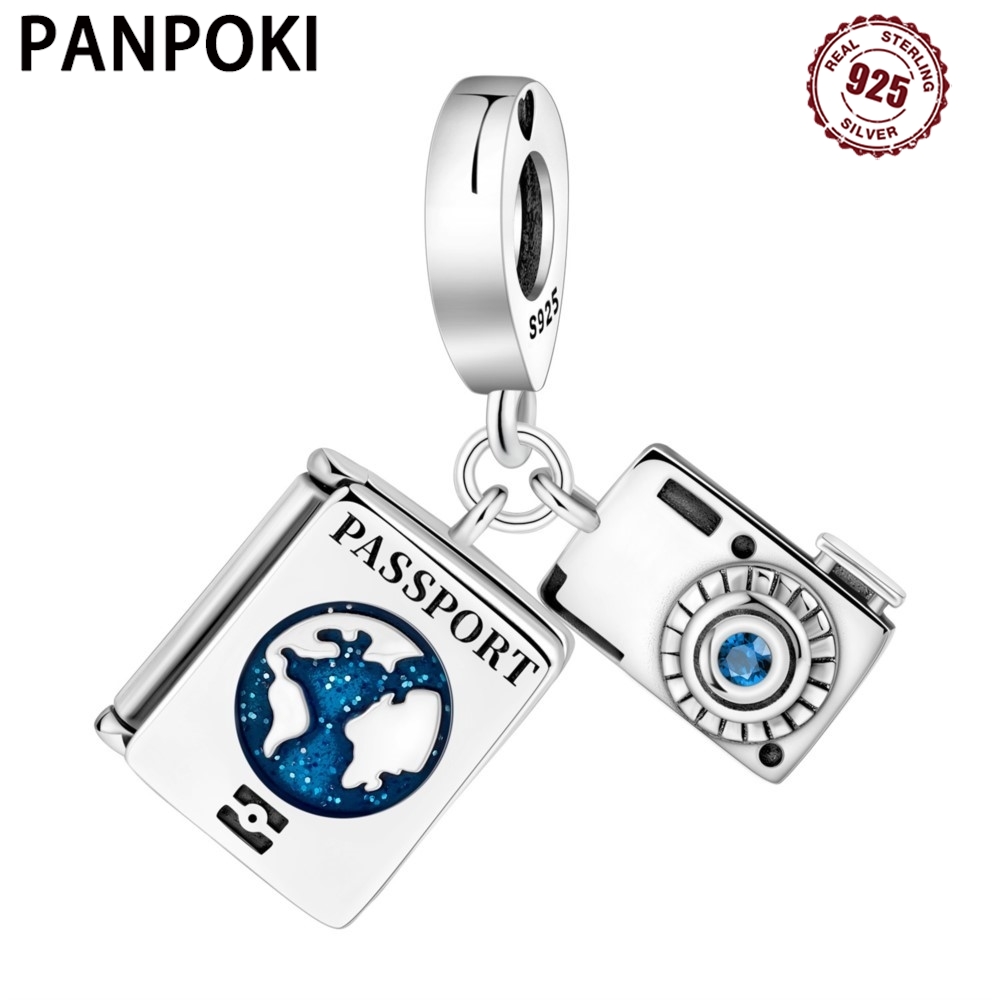 Travel Accessories Gifts For Women - 925 prata esterlina passaporte câmera viagem