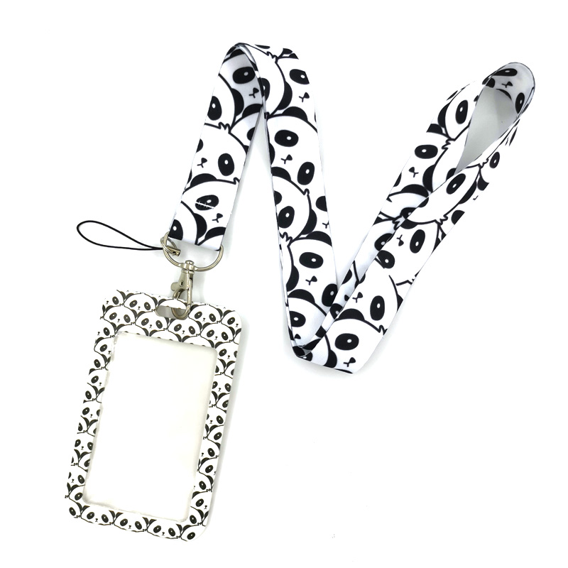 Travel Accessories Gifts For Women - Panda cordão cartão de crédito id
