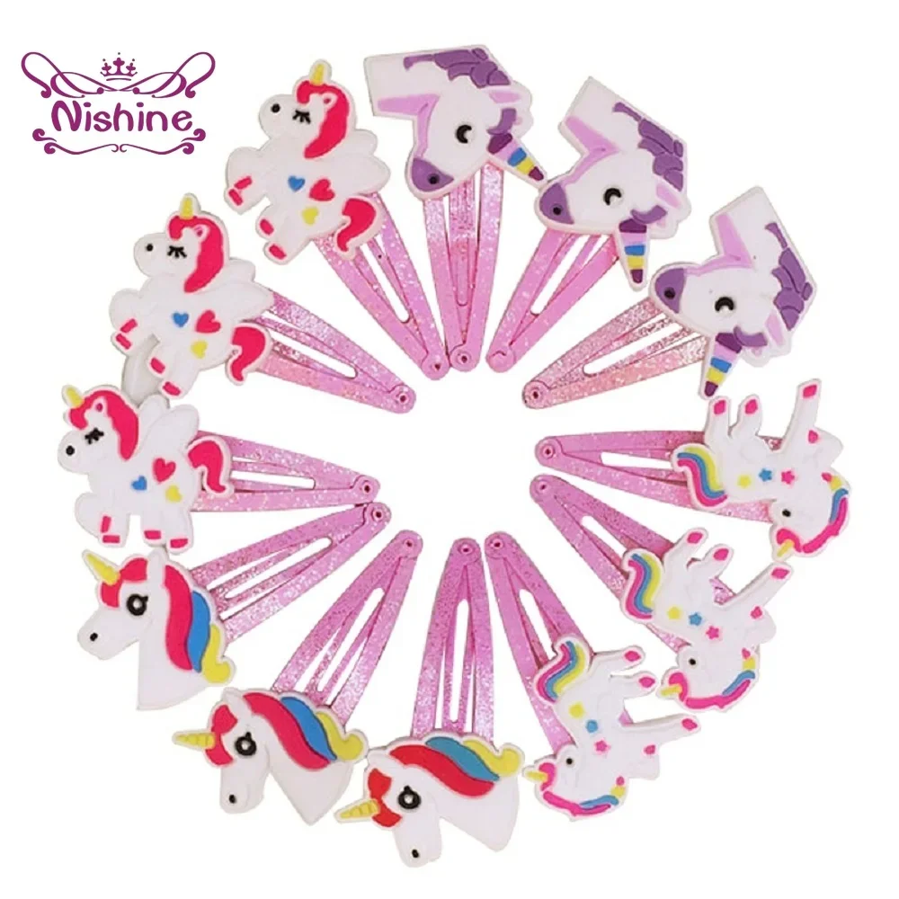 Travel Accessories For 4 Year Old - Nishine 10 pçs/lote Unicórnio Grampos de