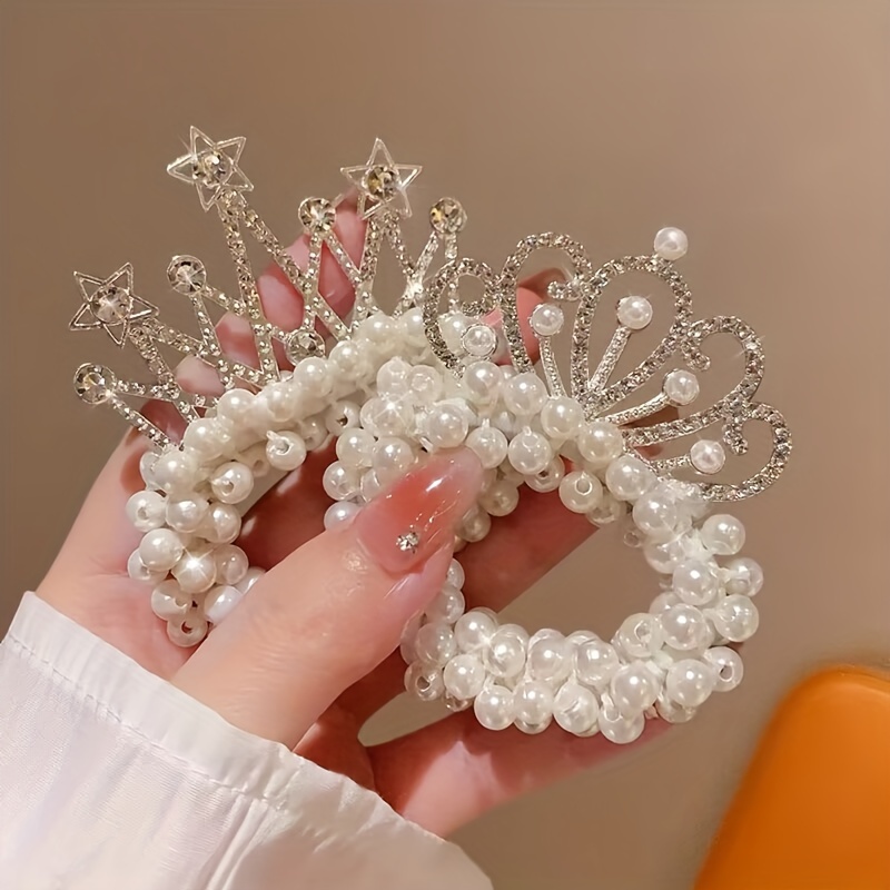 1pc Laços de Cabelo com Coroas - Travel Accessories Bunnings avaliação e preço