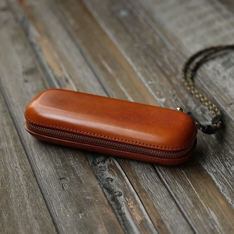 Estojo de óculos de couro retr - Travel Accessories Display avaliação e preço