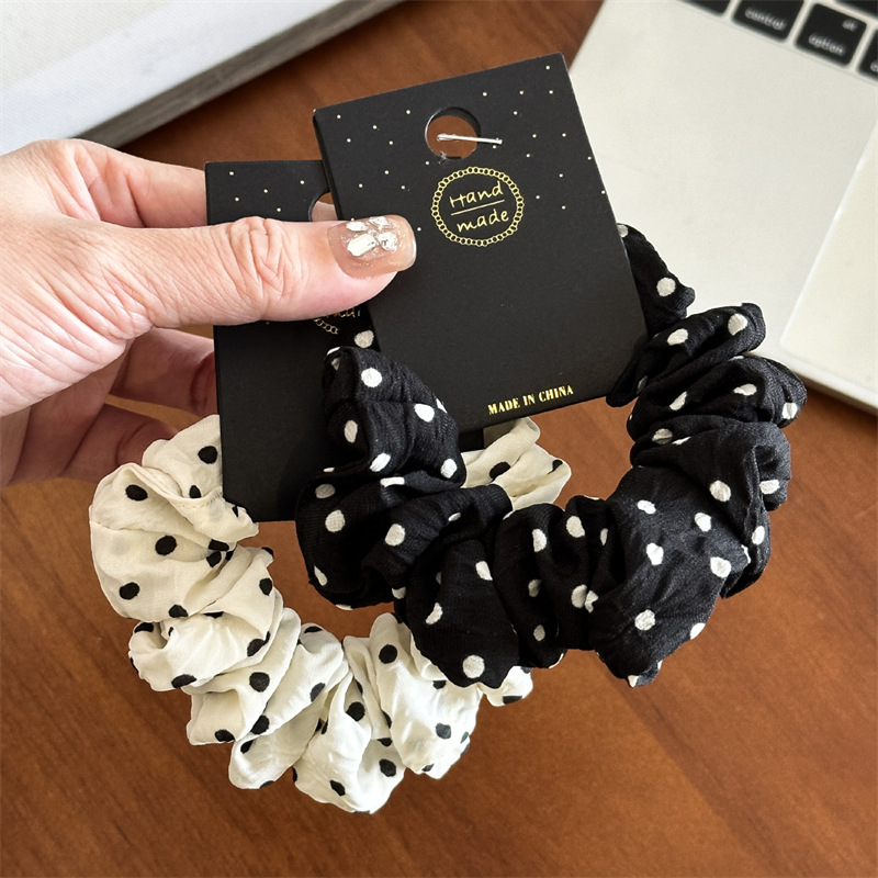 11cm/14cm dot pano scrunchies  - Travel Accessories Gifts For Women avaliação e preço