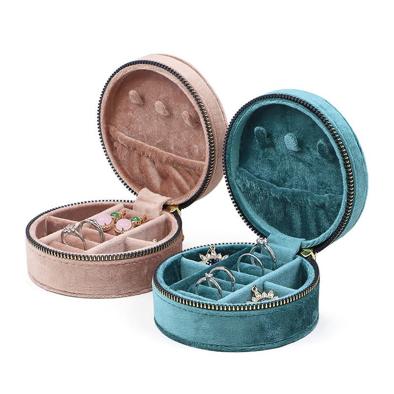 Redondo diamante veludo viagem - Travel Accessories Display avaliação e preço