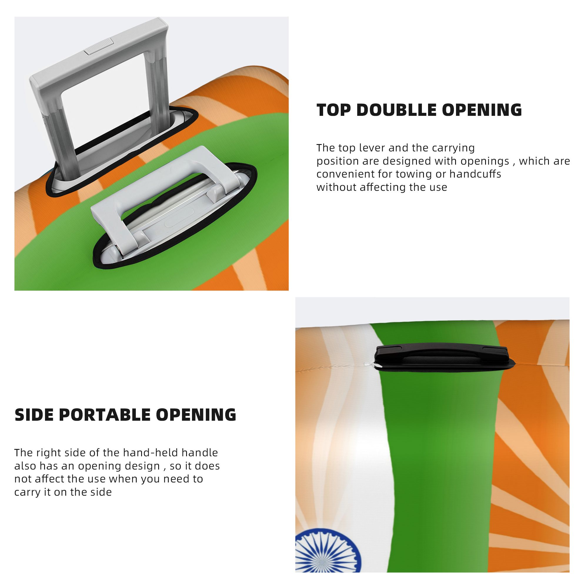 Capa para bagagem de viagem co - Travel Accessories India avaliação e preço