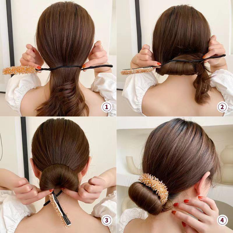 7 pçs cristal cabelo bun maker - Travel Accessories Bunnings avaliação e preço