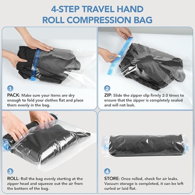 Sacos de compressão para viage - Travel Accessories Essentials avaliação e preço