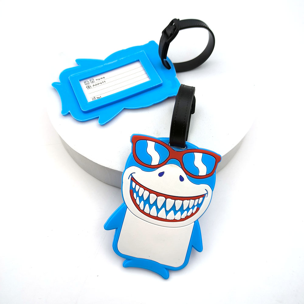 1 pçs bonito tubarão etiqueta  - Travel Accessories Essentials avaliação e preço