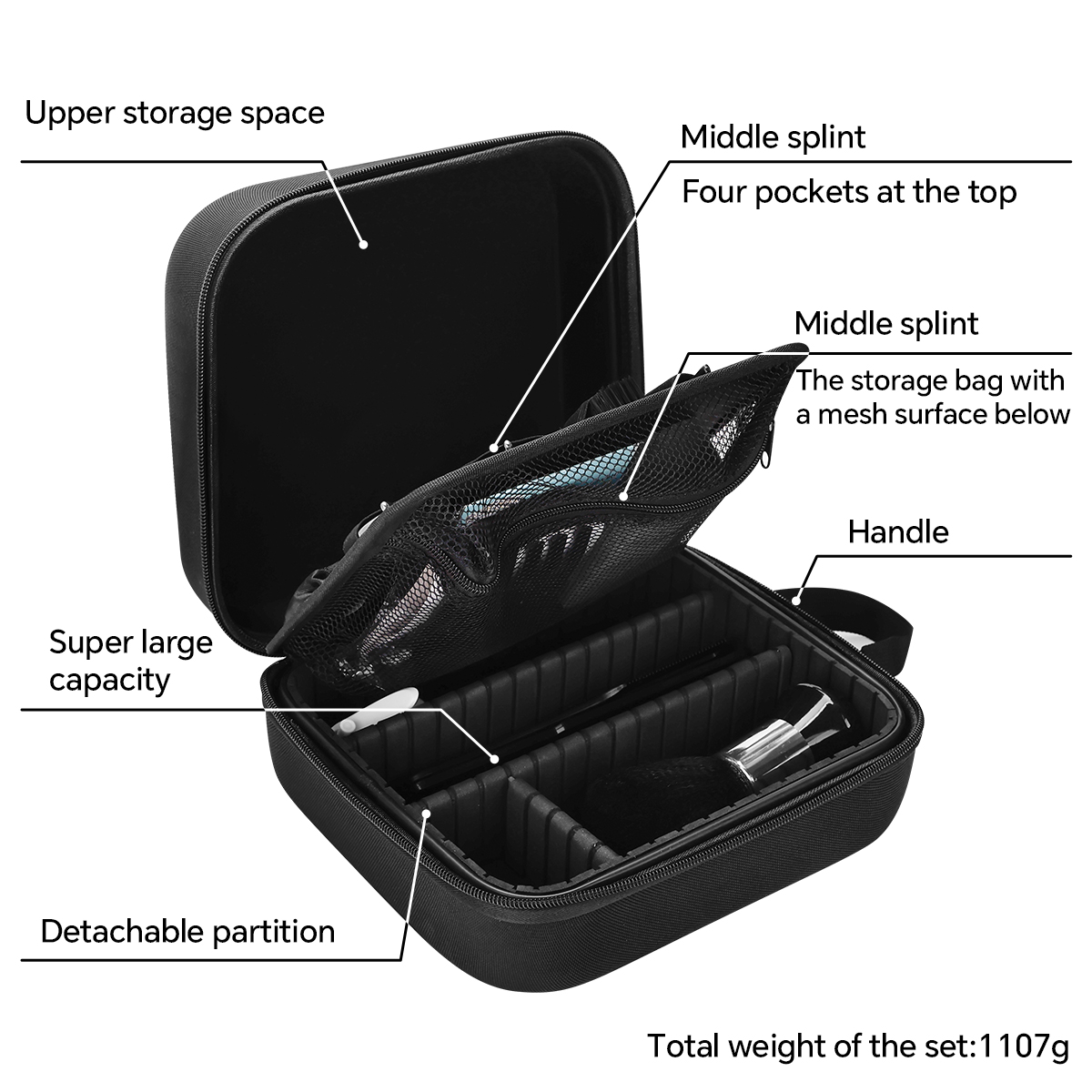 Estojo rígido para armazenamen - Travel Accessories Display avaliação e preço