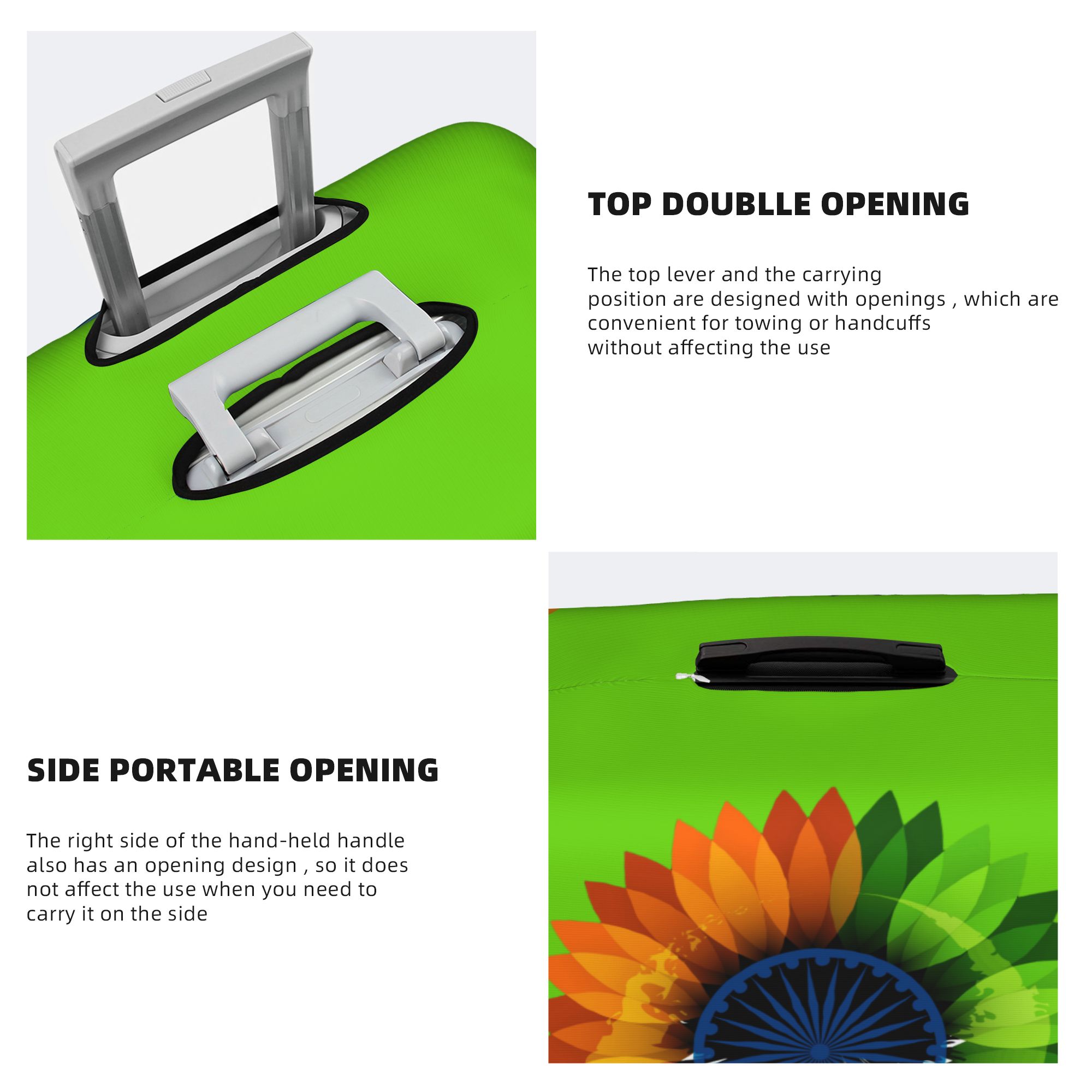 Capa patriótica para mala da Í - Travel Accessories India avaliação e preço